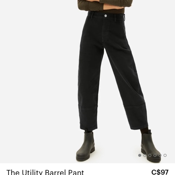 Everlane Barrel Utility Jeans in Camel - Picture 3 of 5
